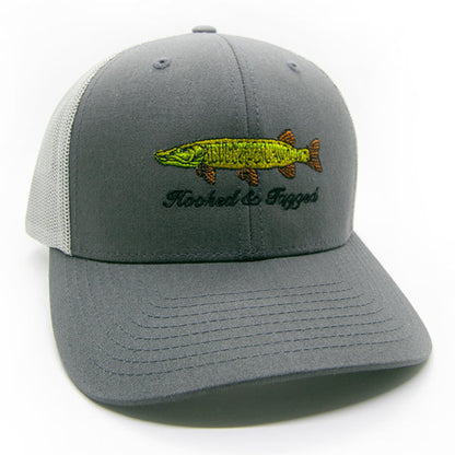Hooked & Tagged  - Fish of 10k Casts Embroidered Hat