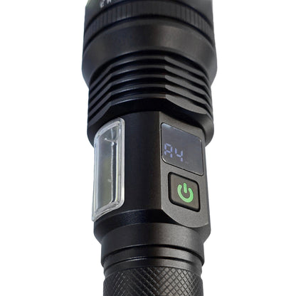 MUCITUP Muctac CHARGE Flashlight, 5000+ LMS, Zoomable, LED, USB, IP65, Aluminum Alloy