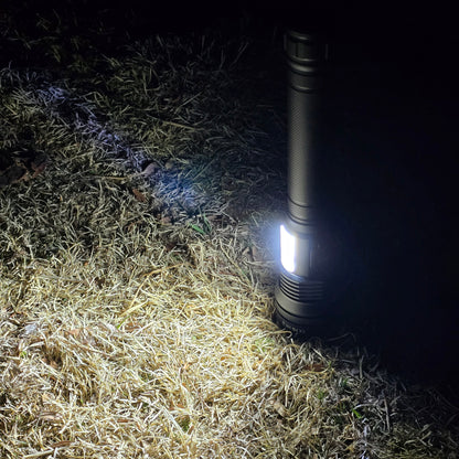 MUCITUP Muctac CHARGE Flashlight, 5000+ LMS, Zoomable, LED, USB, IP65, Aluminum Alloy