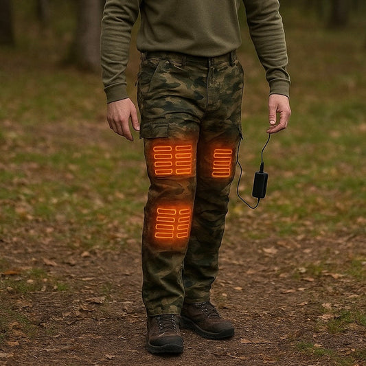 LITEGUEST Heated Pants Cargo Multi-Pocket Outdoor for Winter