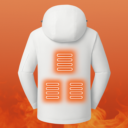 LITEGUEST Waterproof Heated Jacket 5-Zone USB-Powered for Outdoor