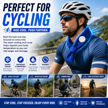 LITEGUEST Summer Water Cooling Neck Wrap – Instant Relief from Heat