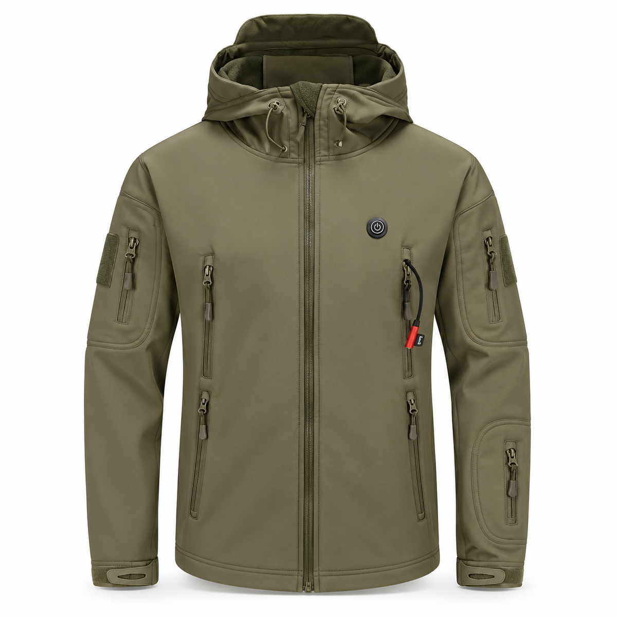 LITEGUEST Heated Camouflage Jacket  Waterproof Outdoor for Winter