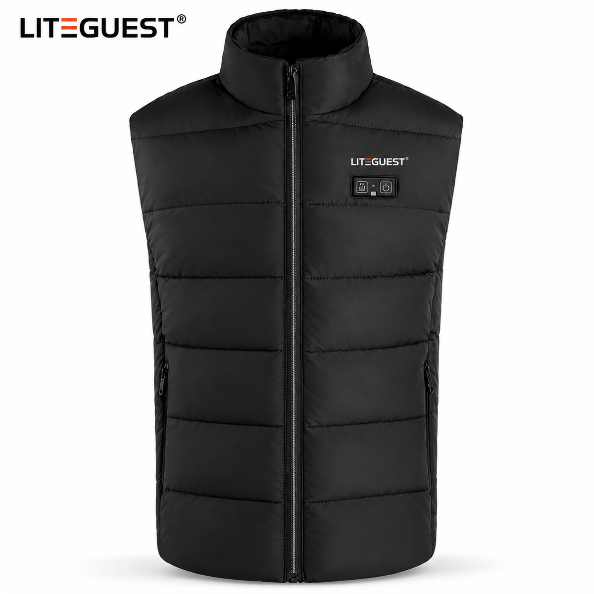 LITEGUEST Heated Vest with LED Light Winter Outdoor Warming Vest