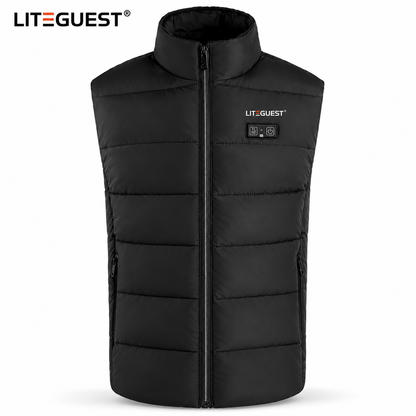 LITEGUEST Heated Vest with LED Light Winter Outdoor Warming Vest