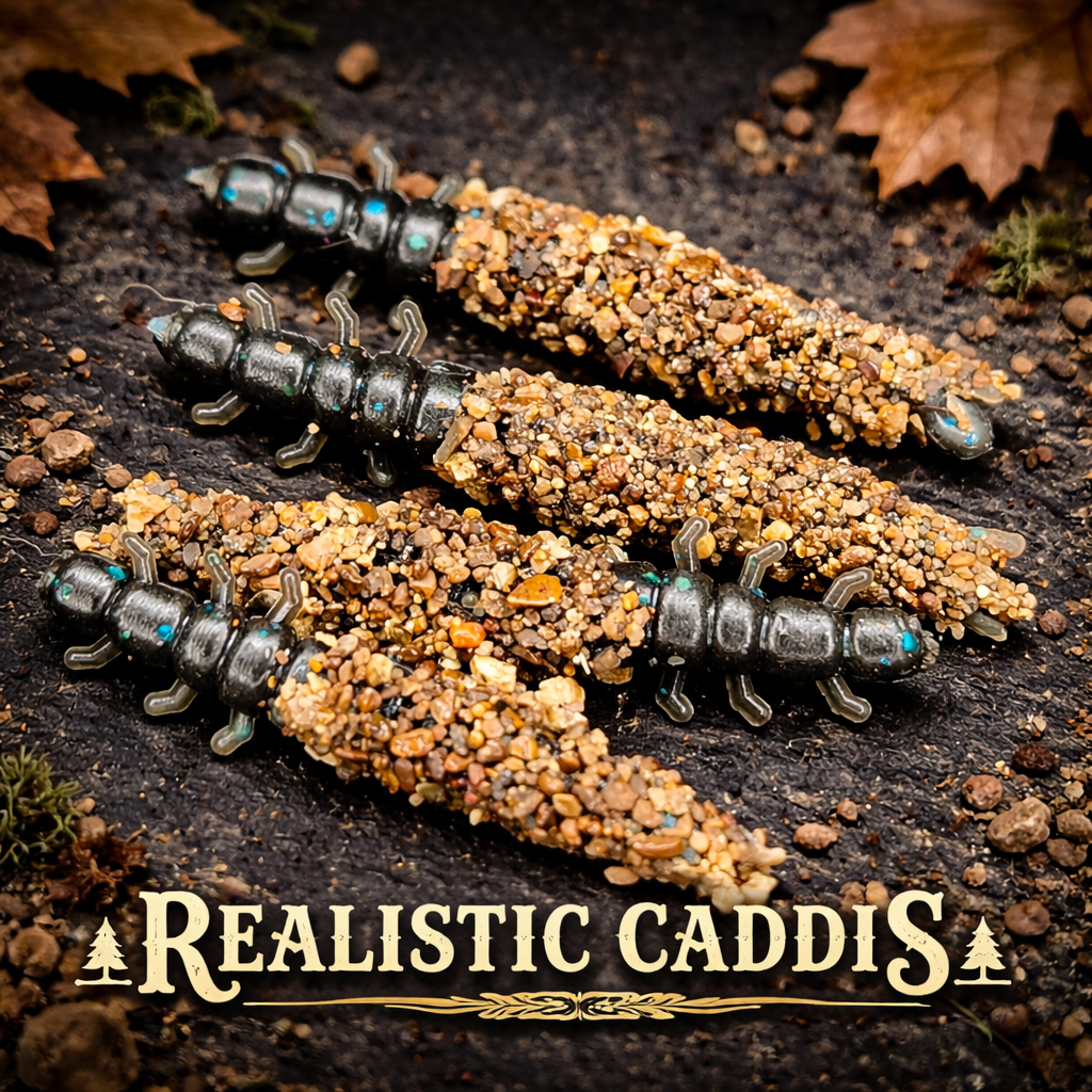 Creek Life Lure Co. 1.3" Caddis Fly Larvae "Stream Weaver"