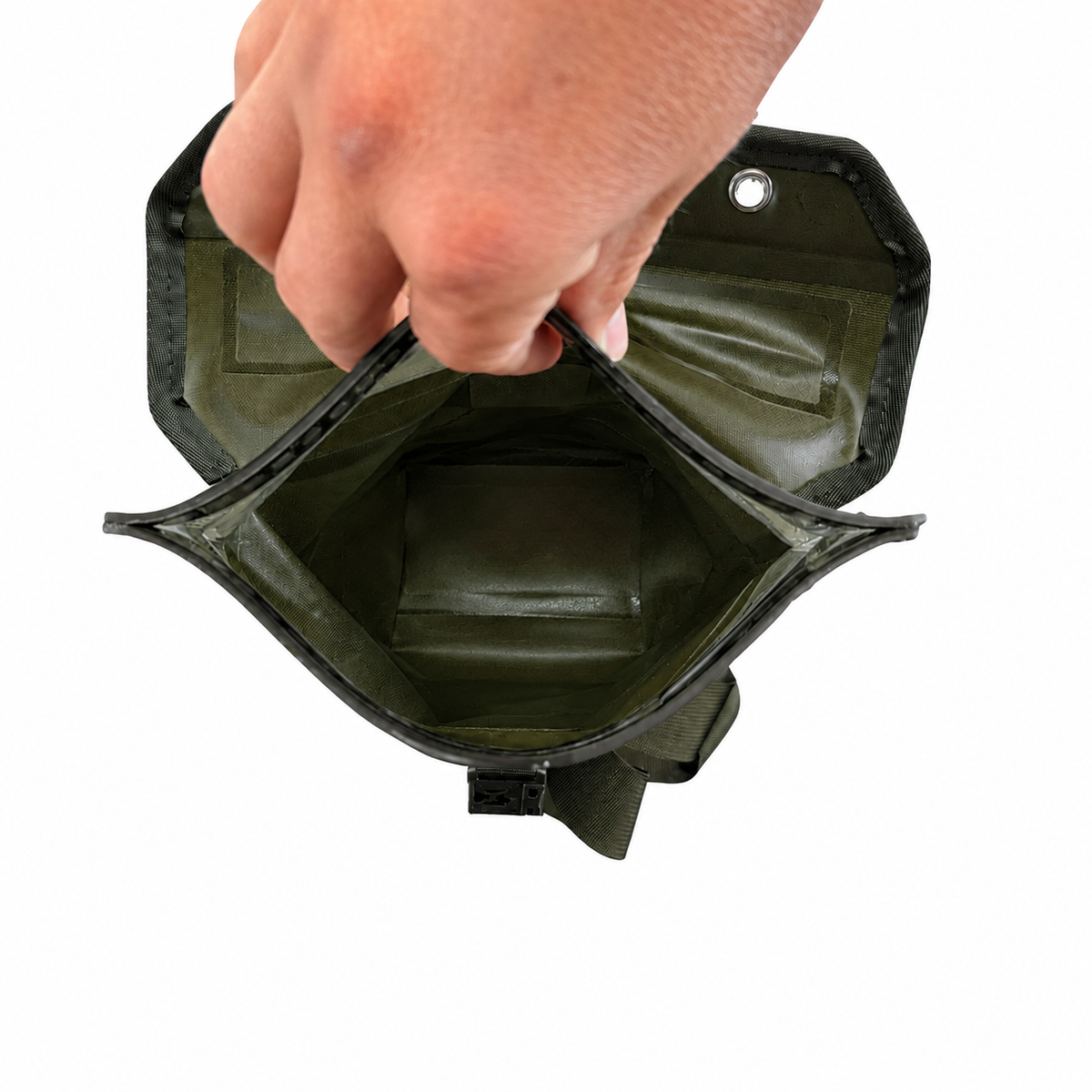 Dry Pocket Waterproof Floating Shell Bag / Dry Bag - Olive Night