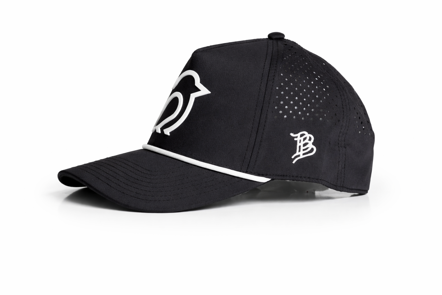 Dirty Birdie Snapback Black Patch w/White Logo