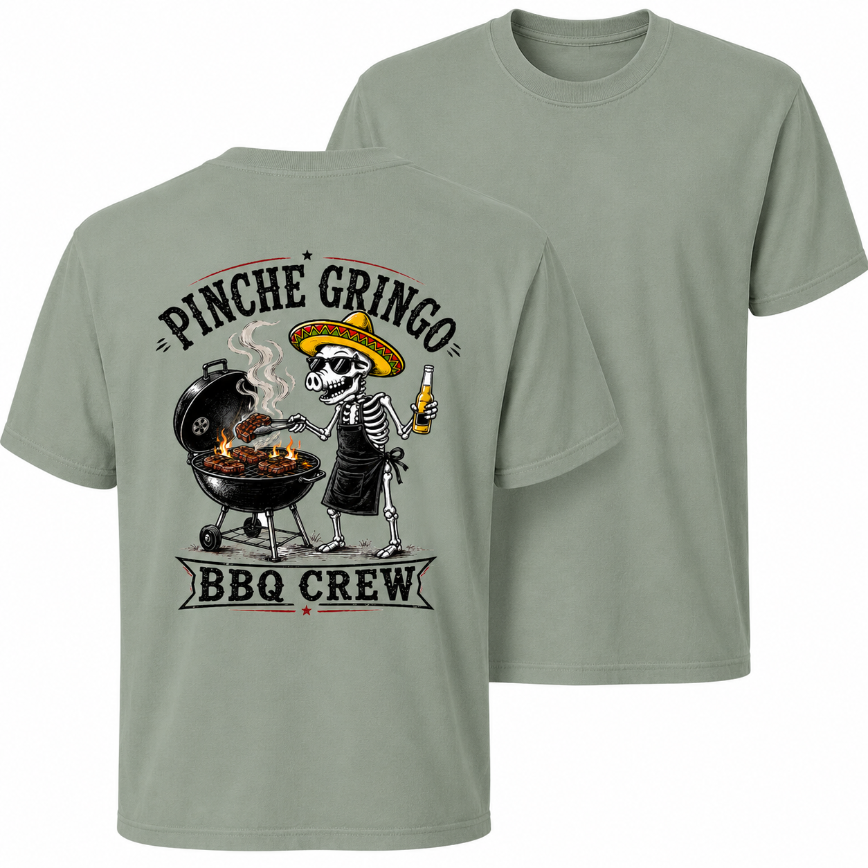 Pinche Gringo BBQ Crew Kettle Grill Shirt