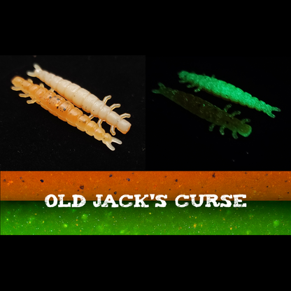 Creek Life Lure Co. Jar of 1.3" Caddis Fly Larvae "Stream Weaver"