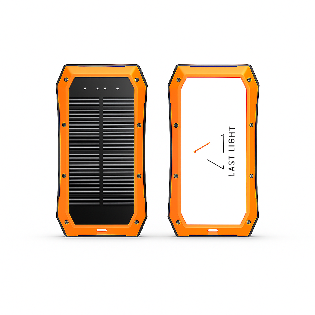 Last Light 20000 mAh Solar Power Bank & Charger