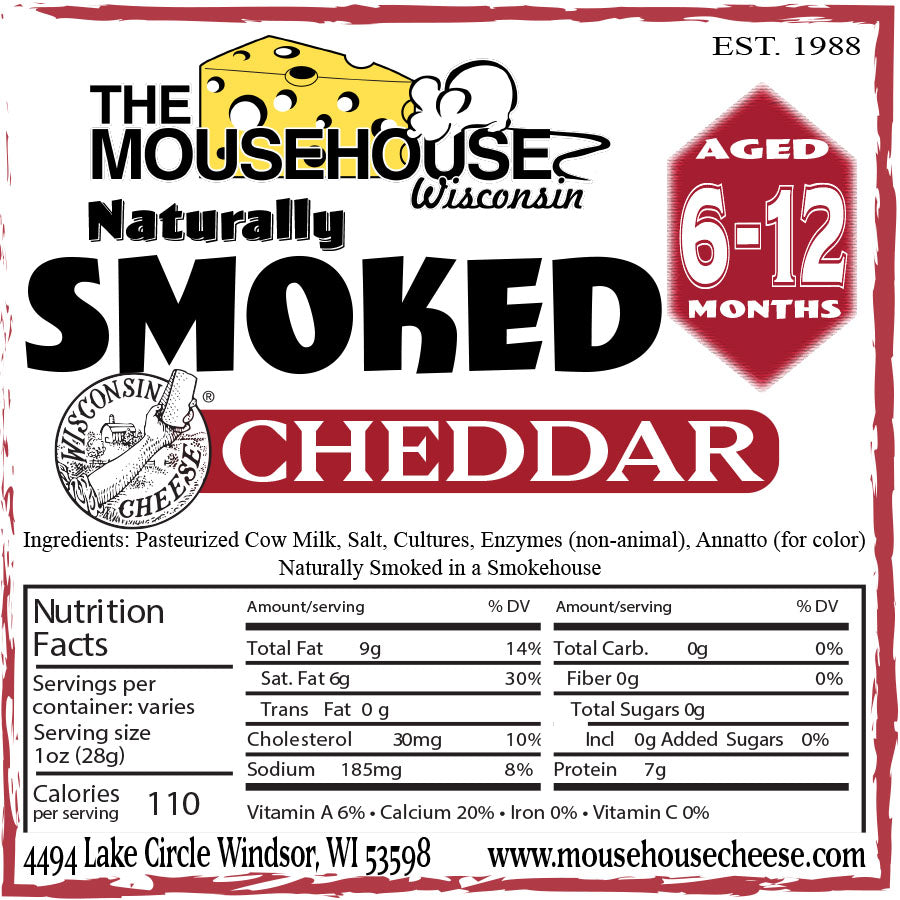 Mousehouse Cheesehaus Smoked Cheddar