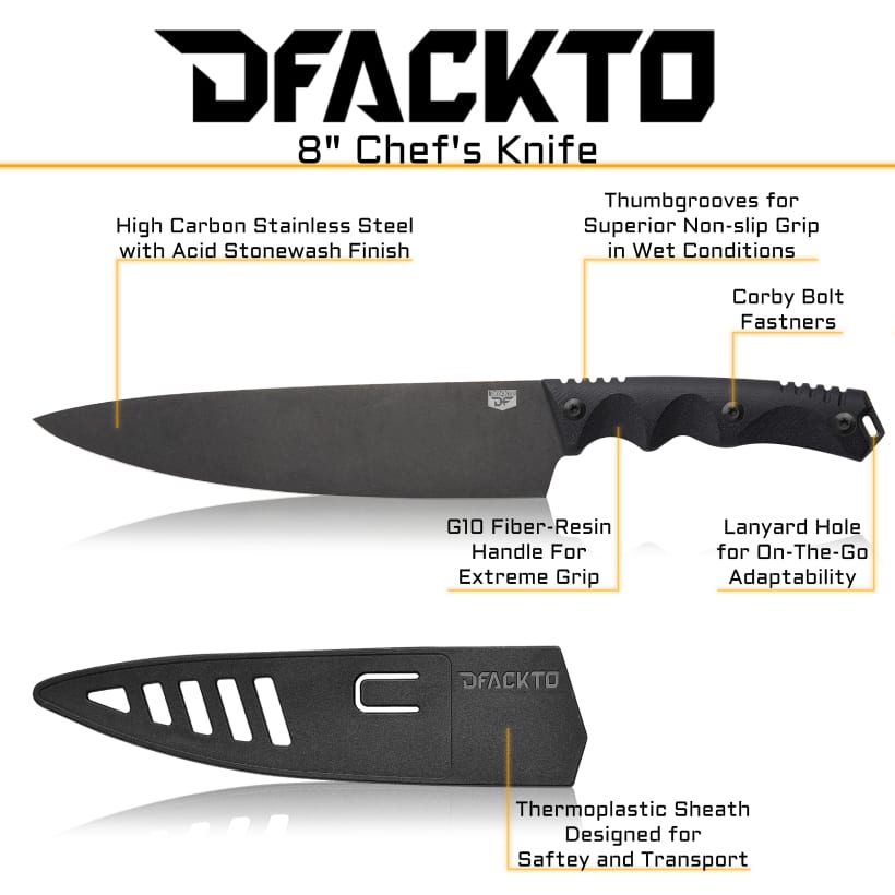 DFACKTO 8" Chef's Knife