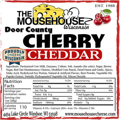 Mousehouse Cheesehaus Door County Cherry Cheddar