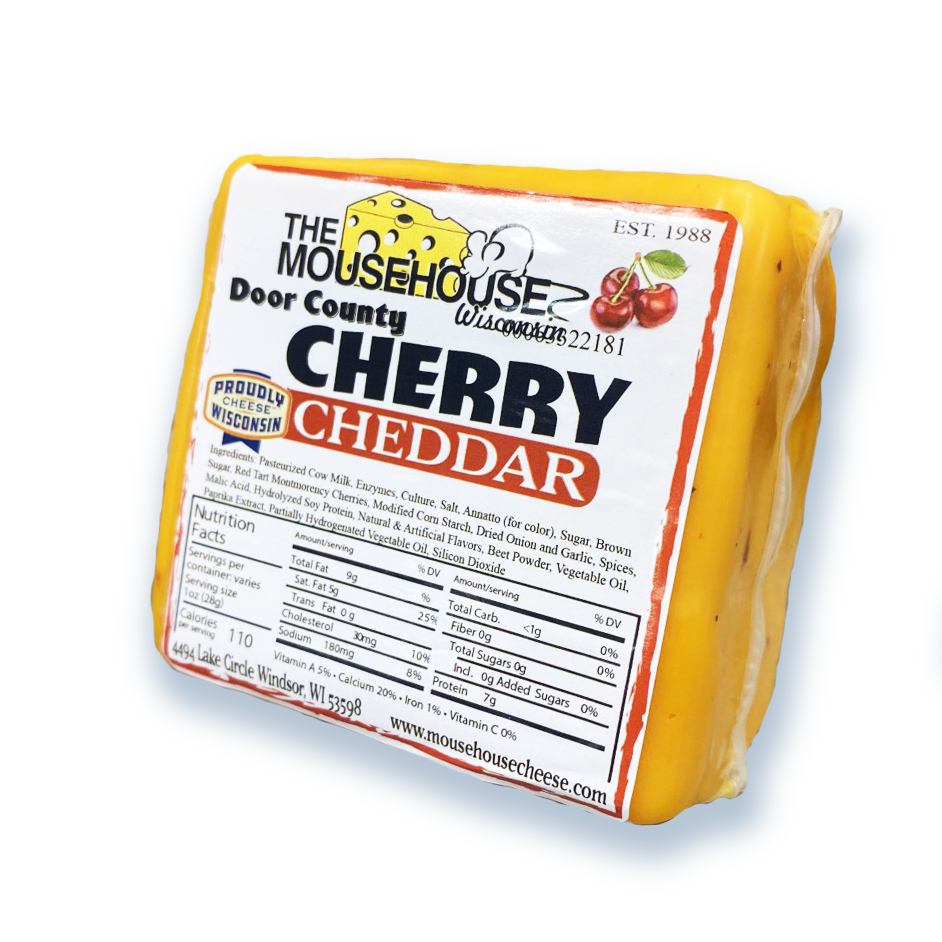 Mousehouse Cheesehaus Door County Cherry Cheddar