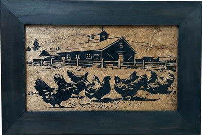Bellewood Designs - Hidden Gun Storage Cabinet Chicken Farm Design