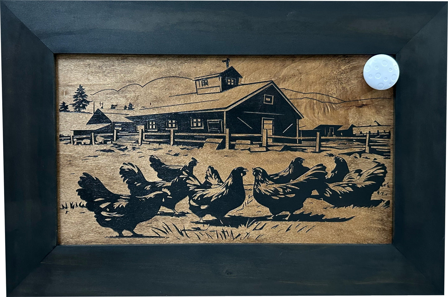 Bellewood Designs - Hidden Gun Storage Cabinet Chicken Farm Design