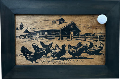 Bellewood Designs - Hidden Gun Storage Cabinet Chicken Farm Design