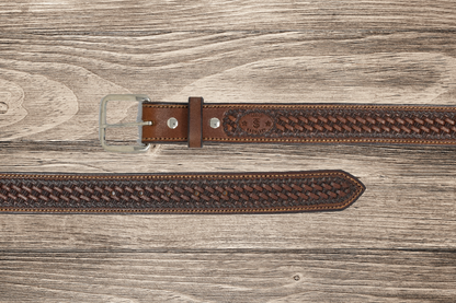 Texas Saddlery Chocolate Basket Stamped