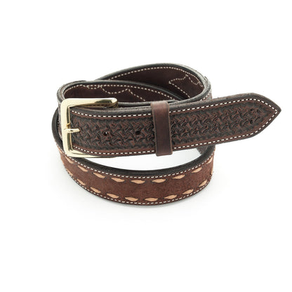 Texas Saddlery Chocolate Spider Buckstitch Combo