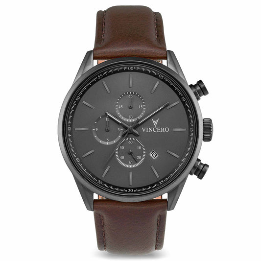 Vincero The Chrono S2 - Gunmetal/Walnut