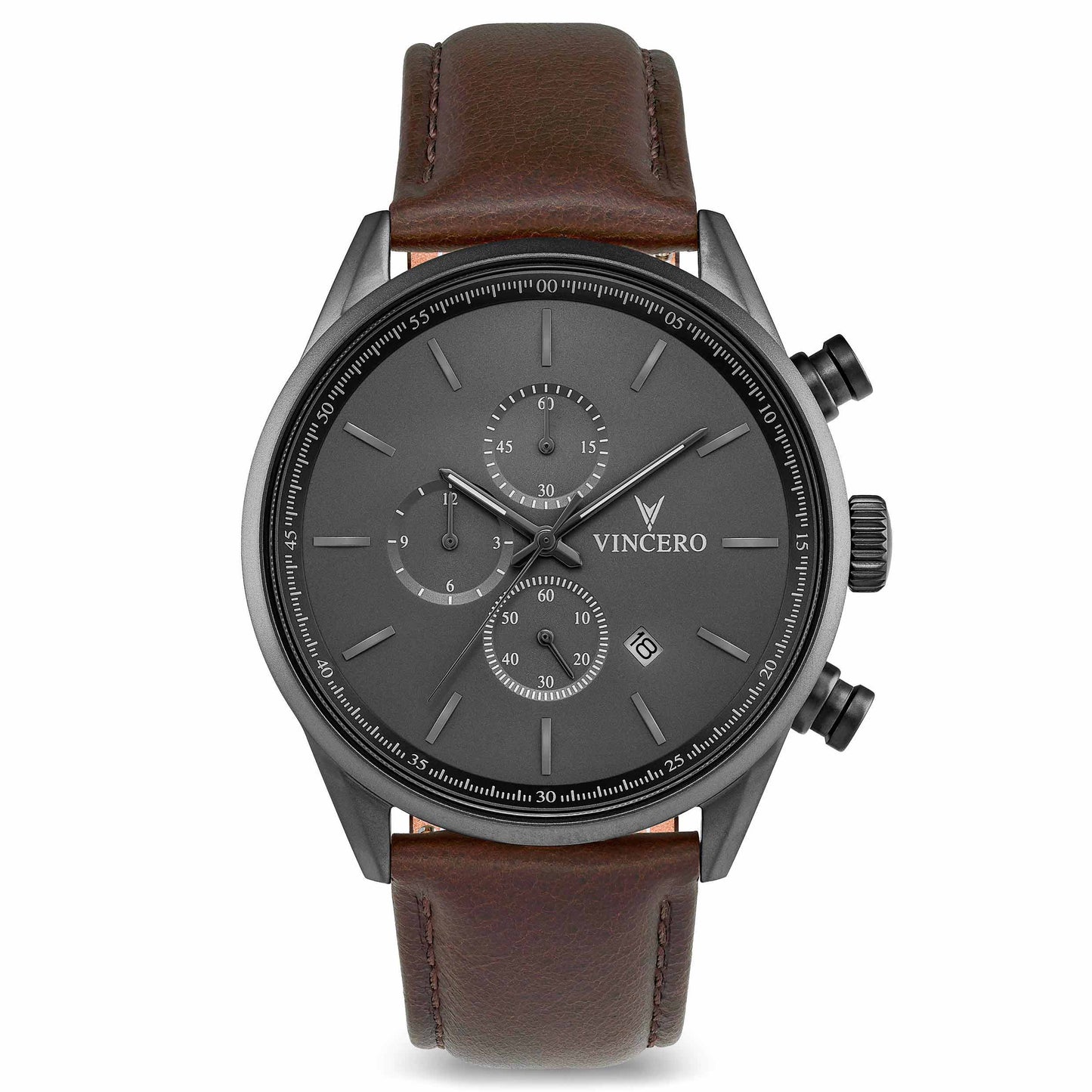 Vincero The Chrono S2 - Gunmetal/Walnut