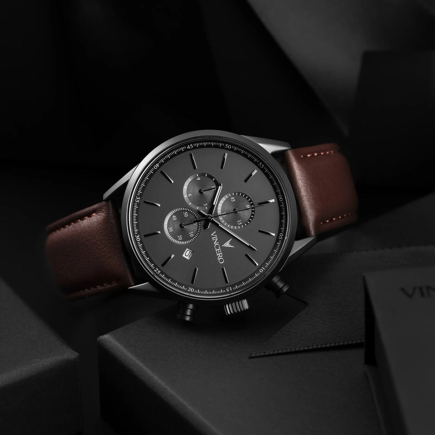 Vincero The Chrono S2 - Gunmetal/Walnut