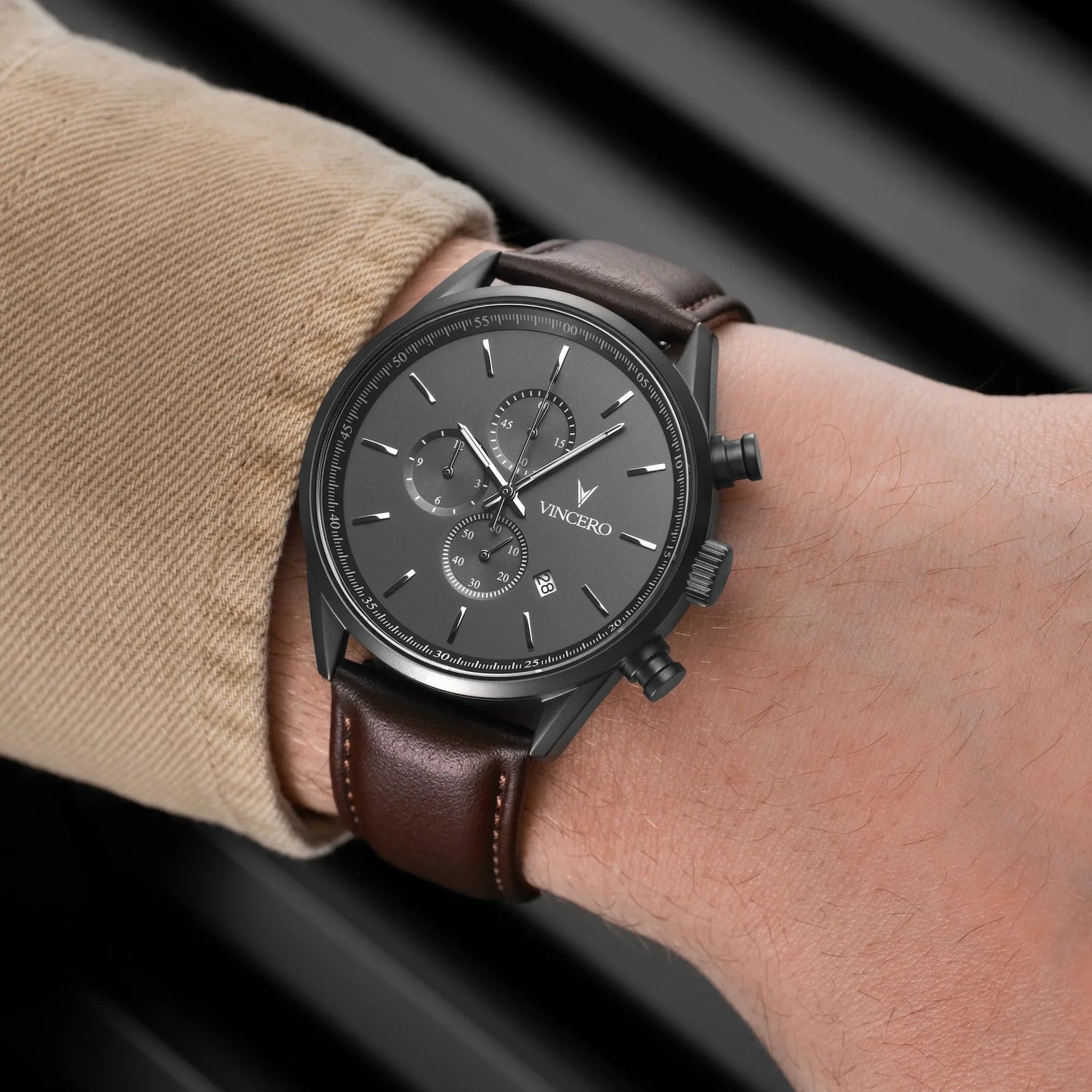 Vincero The Chrono S2 - Gunmetal/Walnut