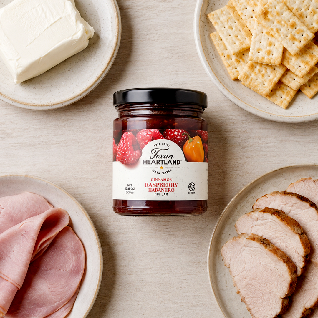 Texan Heartland Cinnamon Raspberry Habanero Hot Jam