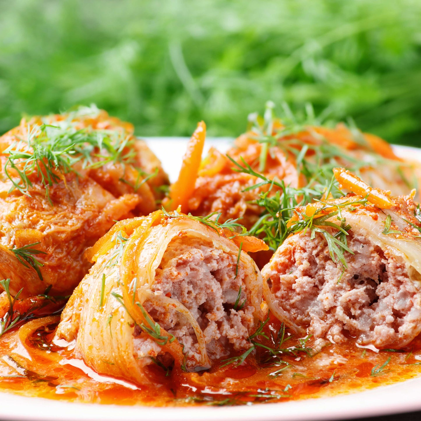 Pig of the Month BBQ *Limited Release* Cabbage Rolls with Roasted Tomato Sauce
