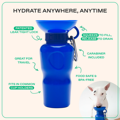 Springland Pets 22oz Original Dog Travel Water Bottle