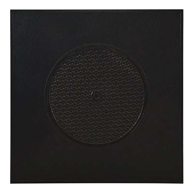 Balkene Home Clayton 40" Round Hammered Aluminum Convertible Gas Fire Pit Table