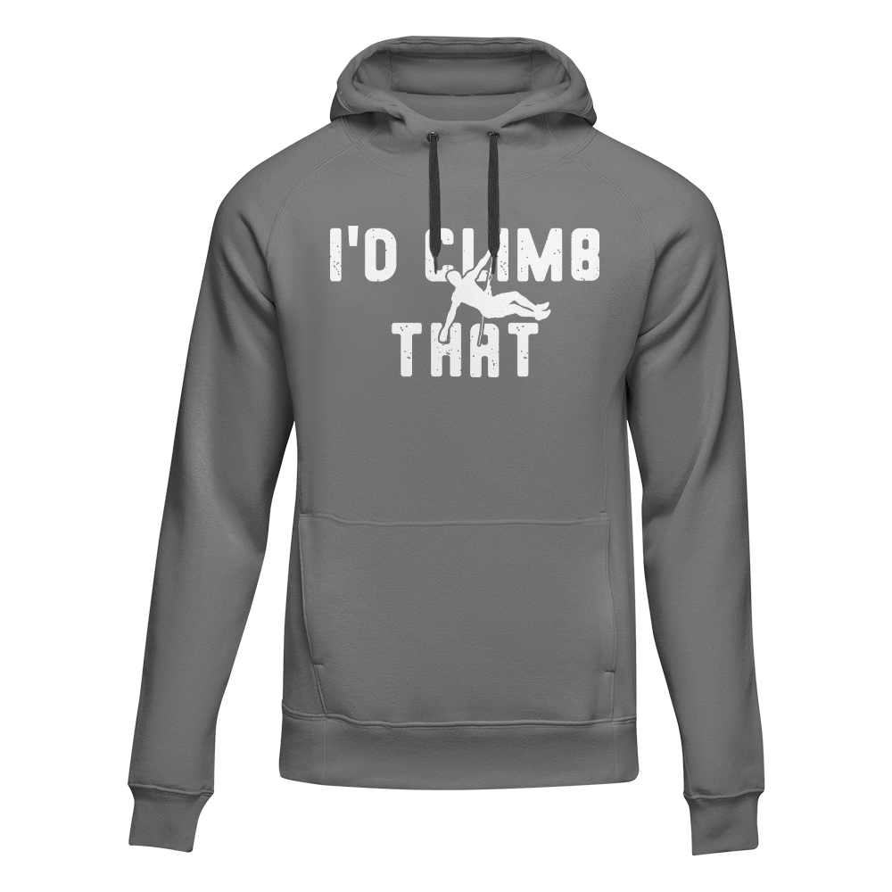 Outdoorzees Climbing I'd Climb That Unisex Hoodie