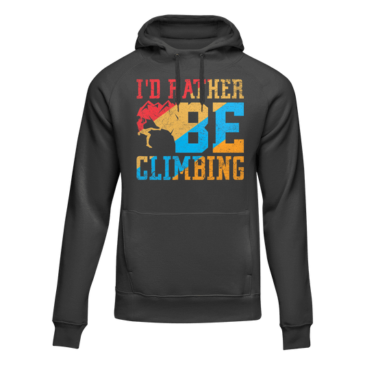 Outdoorzees Climbing I'd Rather Be Climbing Unisex Hoodie