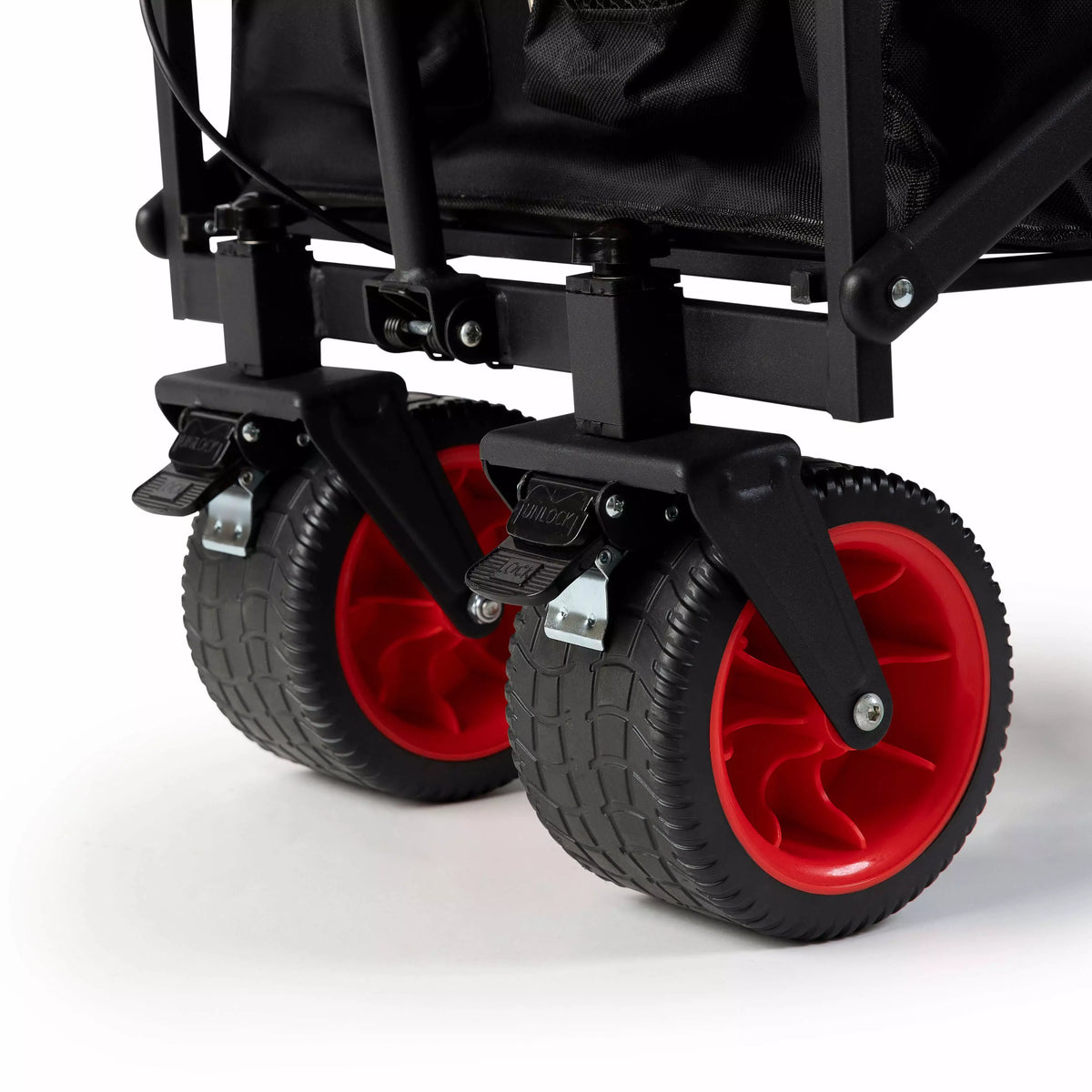Luxel Carts Electric Folding Wagon with Tank Wheels – LUXEL CEC-2BR