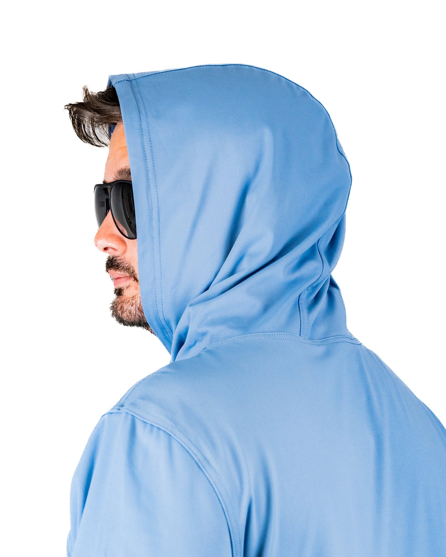 Pins and Aces Performance Golf Hoodie - Coca-Cola Glacier Blue