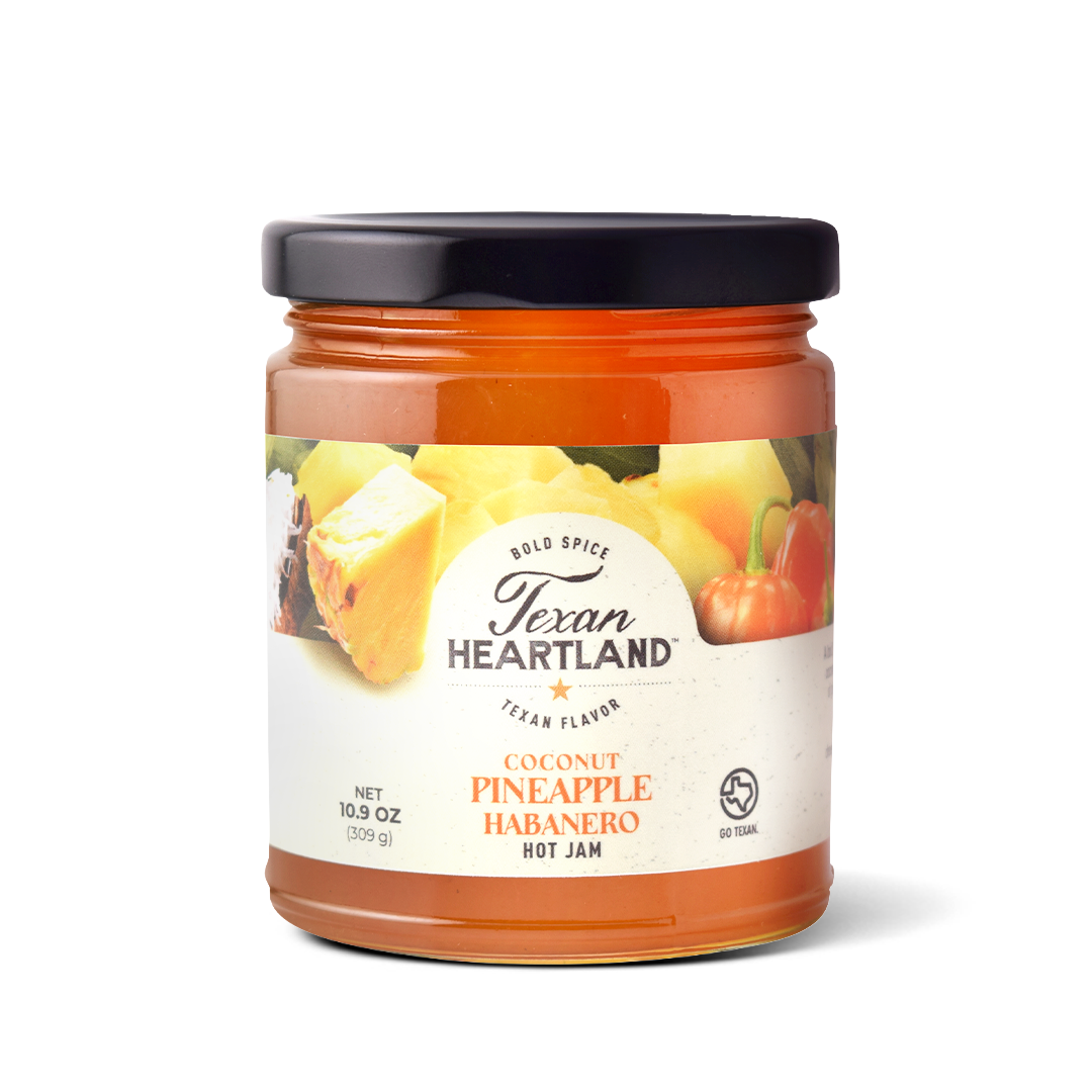 Texan Heartland Coconut Pineapple Habanero Hot Jam