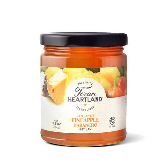 Texan Heartland Coconut Pineapple Habanero Hot Jam