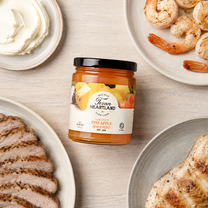 Texan Heartland Coconut Pineapple Habanero Hot Jam