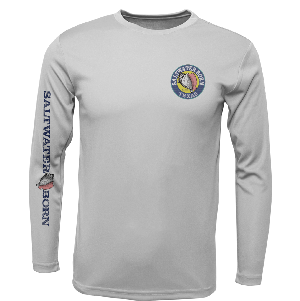 Saltwater Born College Station Long Sleeve UPF 50+ Dry-Fit Shirt