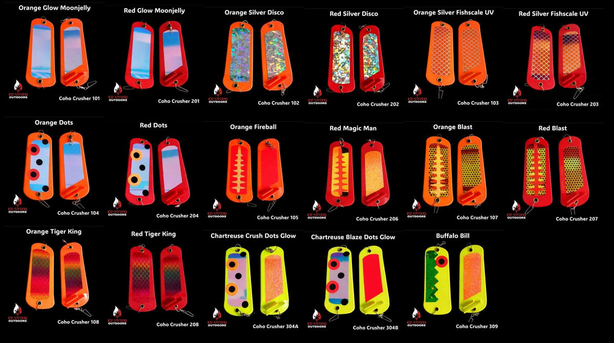 Ice Strong Outdoors - Custom Coho Crushers - NEW 2026 colors JUST RELEASED!