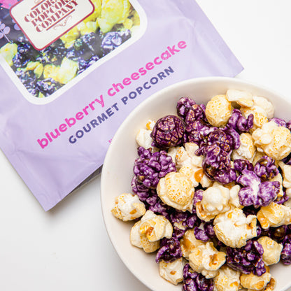 Colorado Popcorn Blueberry Cheesecake Popcorn