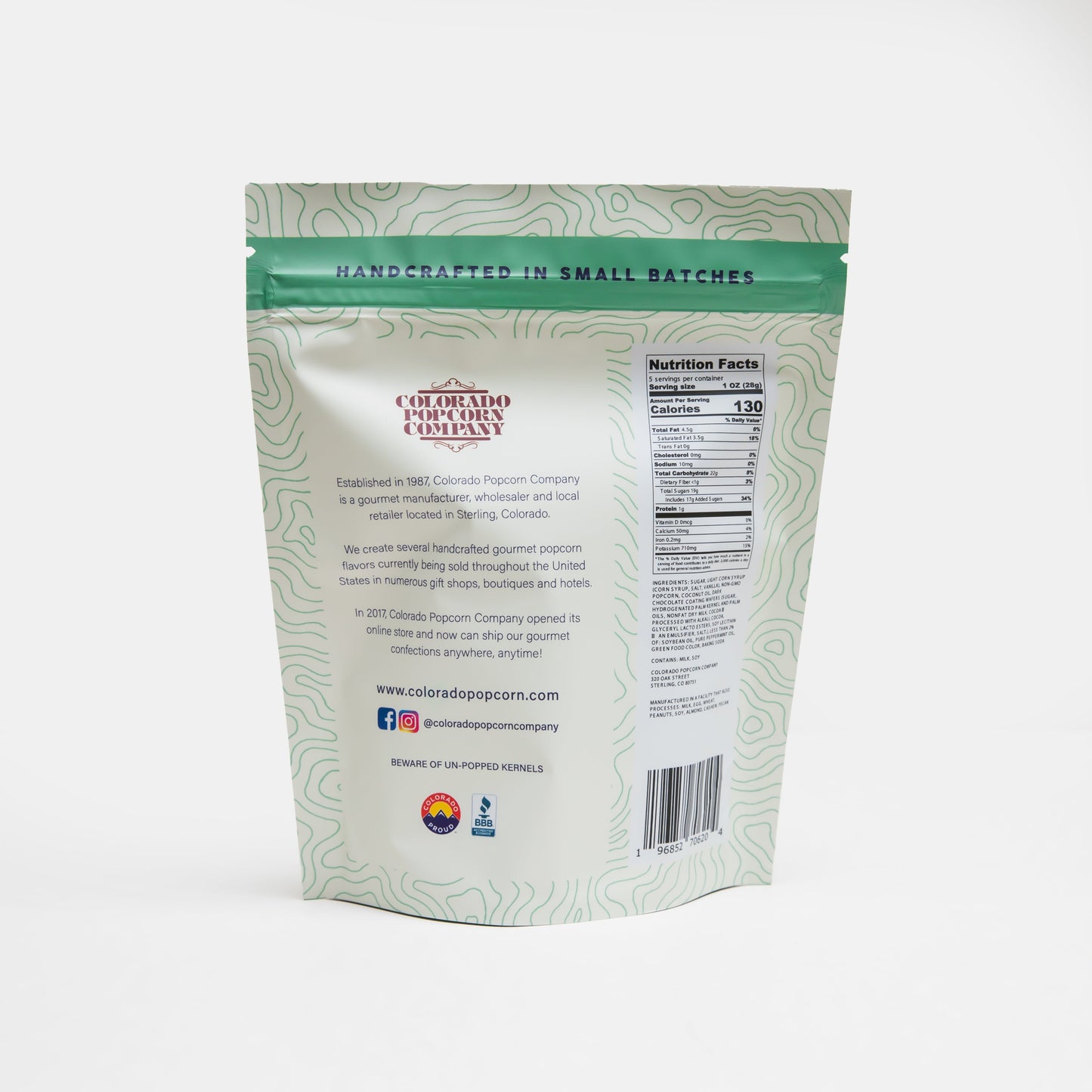 Colorado Popcorn Chocolate Mint Popcorn