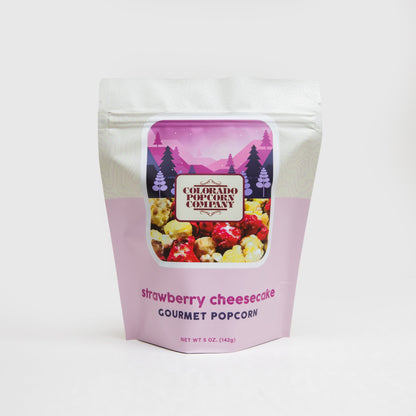 Colorado Popcorn Strawberry Cheesecake Popcorn