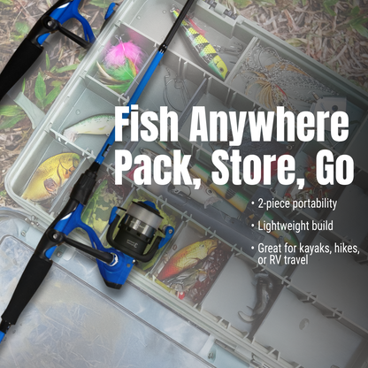 Reaction Tackle Fishing Rod and Spinning Reel Combo – Predator Pro - NEW