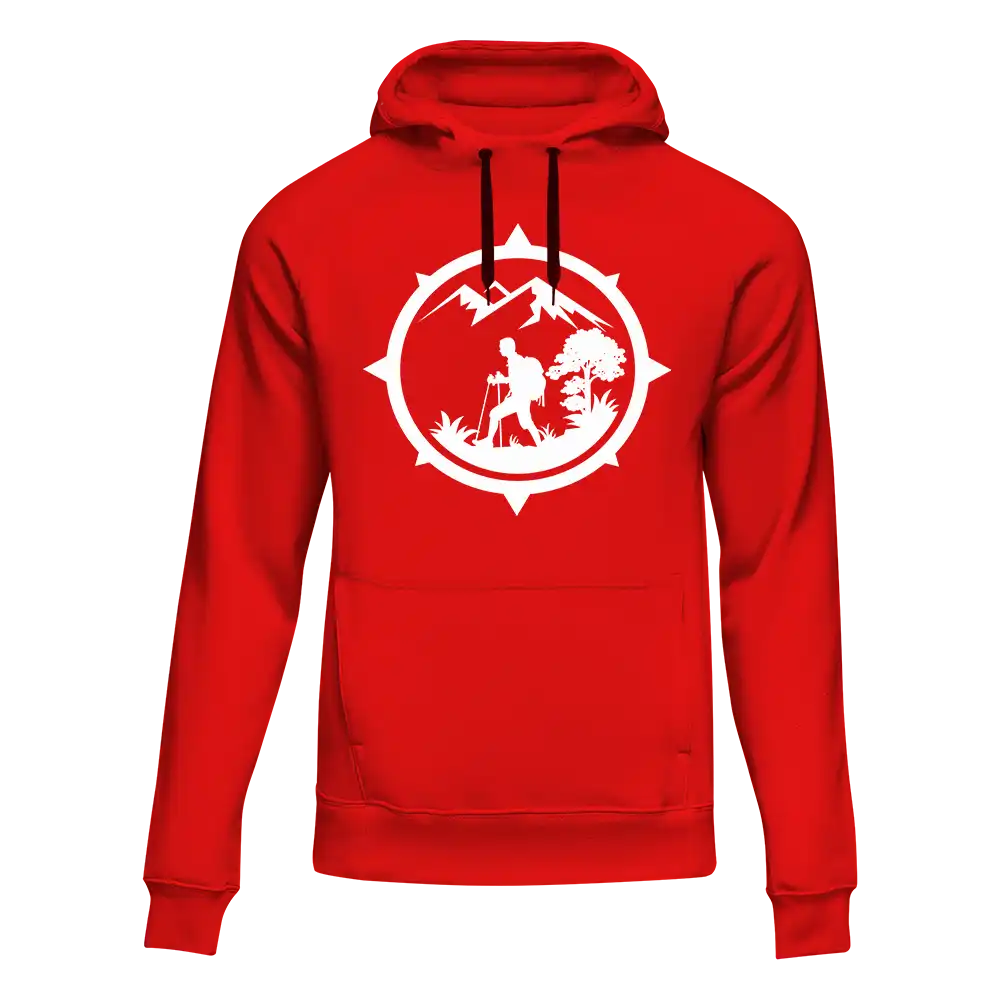 Outdoorzees Hiking Mountain Compass Unisex Hoodie