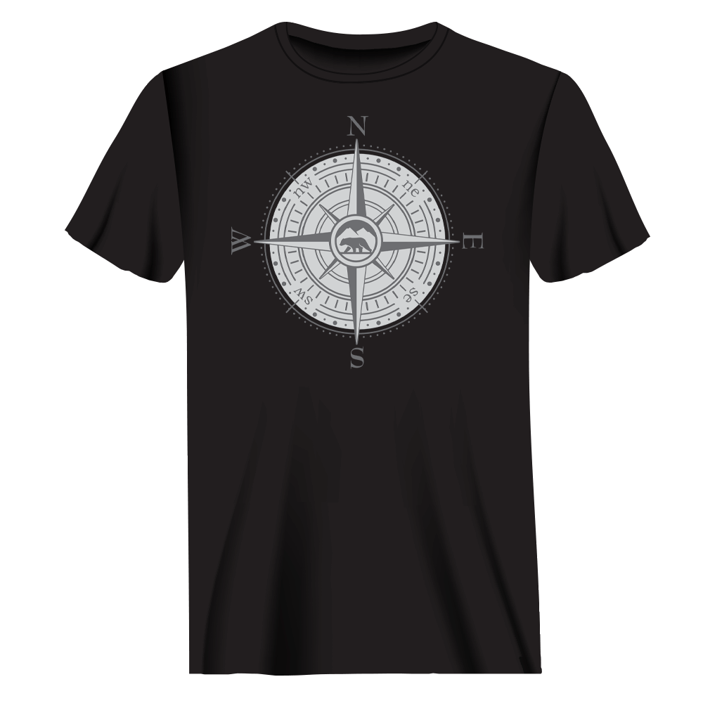 Outdoorzees Compass Camping Man T-Shirt
