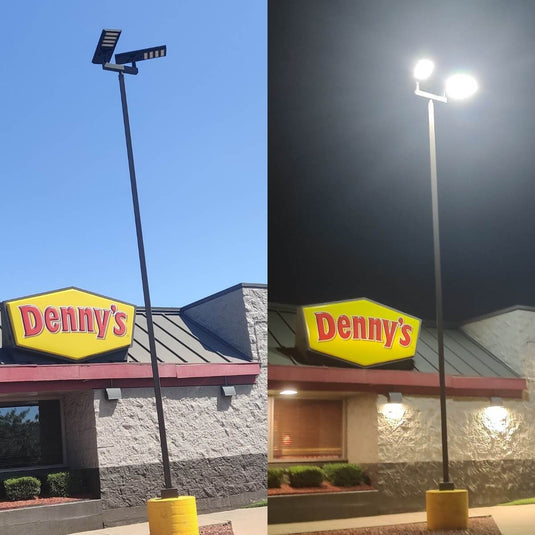 Langy Solar Lights 100 W 200W Commercial solar street light-Stay on