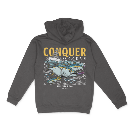 Keepers Only Co. Conquer The Ocean Heavyweight Hoodie