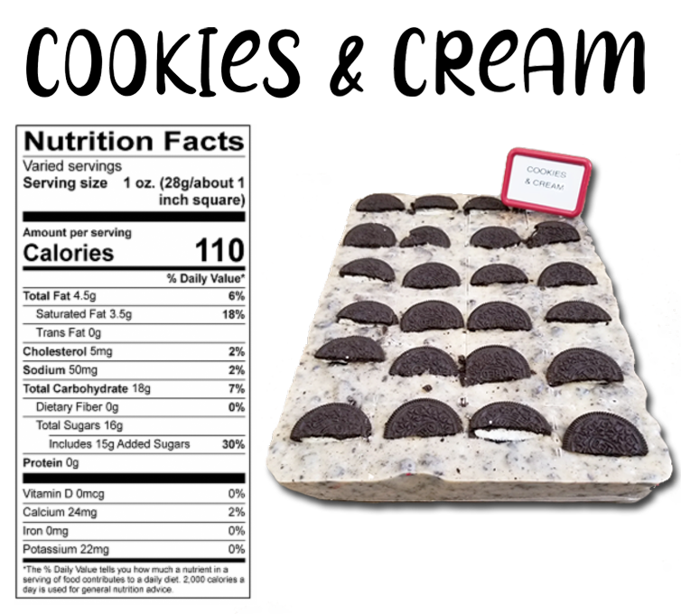 Mousehouse Cheesehaus Cookies & Cream Fudge (1/2 Pound)